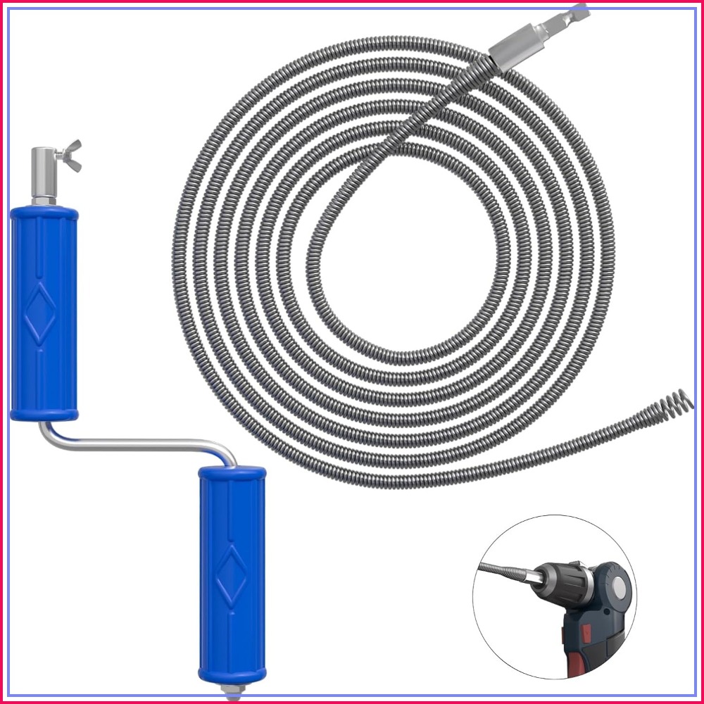 Drain Snake Flexible - Drain Snake 16.4ft x 6mm Auto