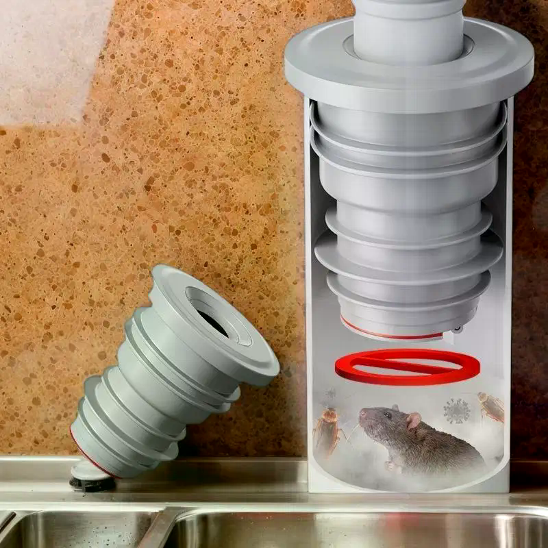 Bathroom Sewer Seal Ring Anti- - đánh giá và giá Drain Pipe Clip