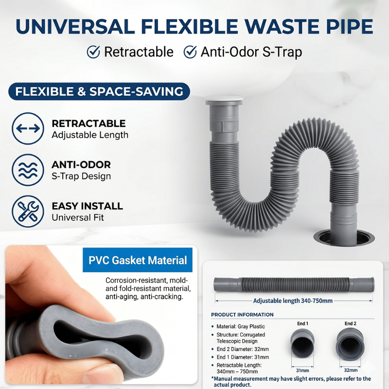 Universal Flexible Expandable  - đánh giá và giá Flexible Hose Braided