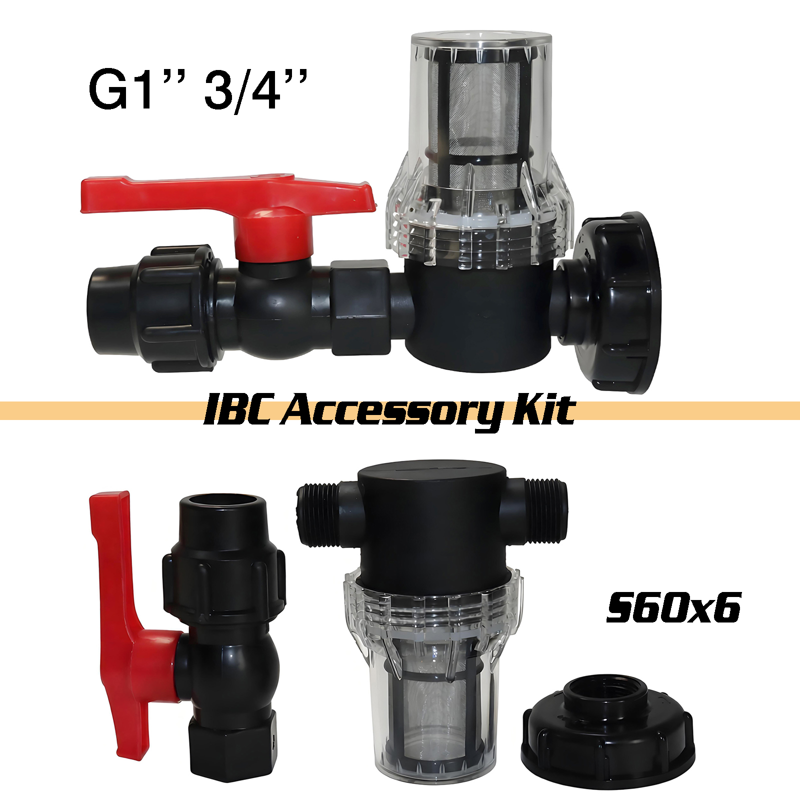 3Pcs Kit IBC water tank filter - đánh giá và giá Float Ball Valve