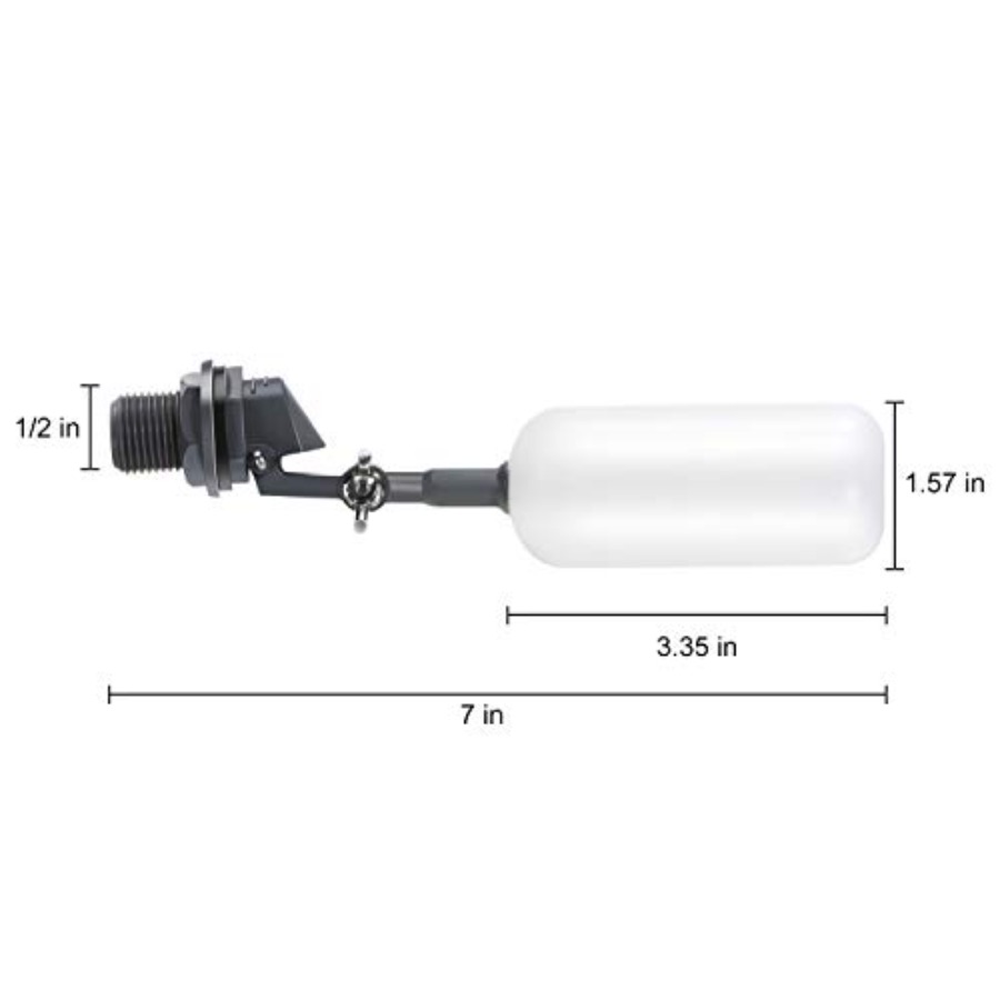 Float Ball Valve, 1/2 Inch Mal - đánh giá và giá Float Ball Valve