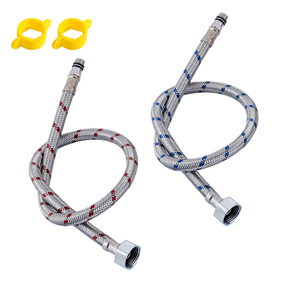 G1/2 G3/8 G9/16 50cm 1 pair St - đánh giá và giá Flexible Hose Braided