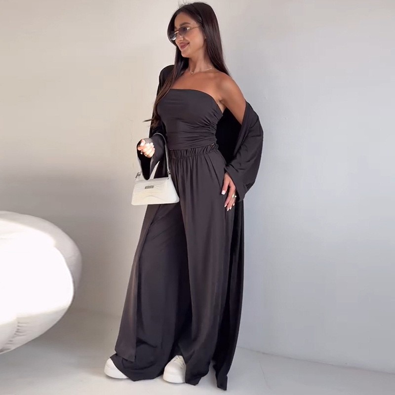 Pants Sets Women Solid Color L - đánh giá và giá Pipe Bending Spring