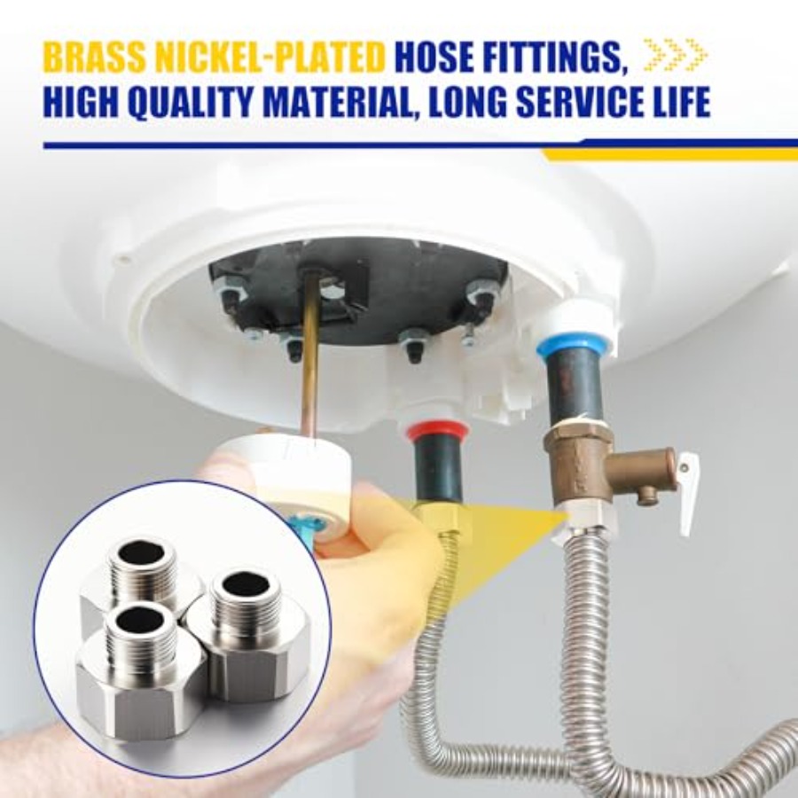 8 Pcs Brass Water Line Adapter - đánh giá và giá Compression Fitting Brass