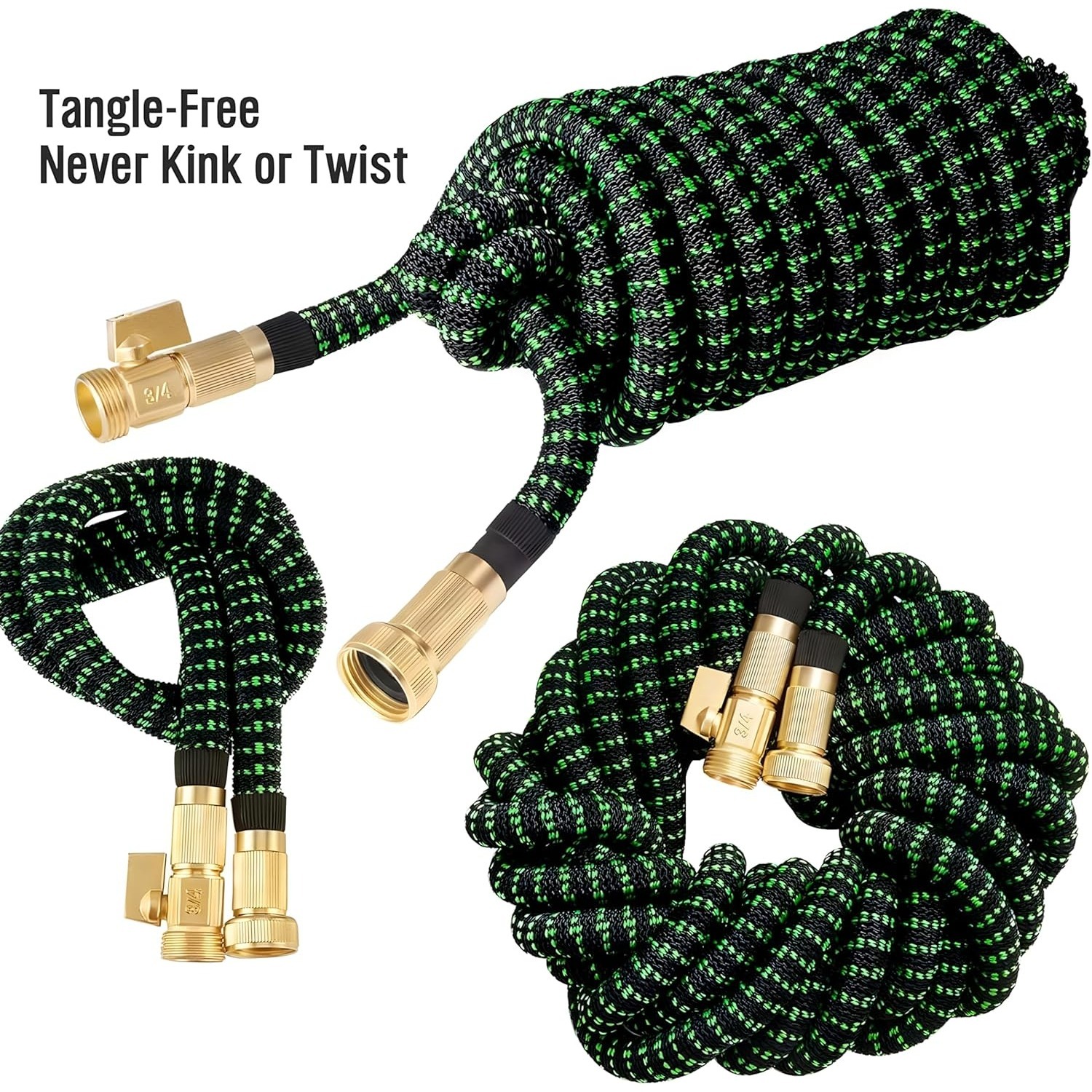 Non-Expandable Garden Hose wit - đánh giá và giá Flexible Hose Braided