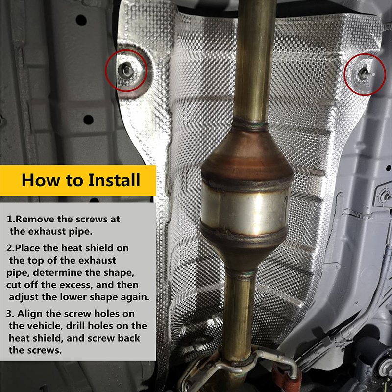 Car Embossed Aluminum Heat Shi - đánh giá và giá Pipe Freeze Spray