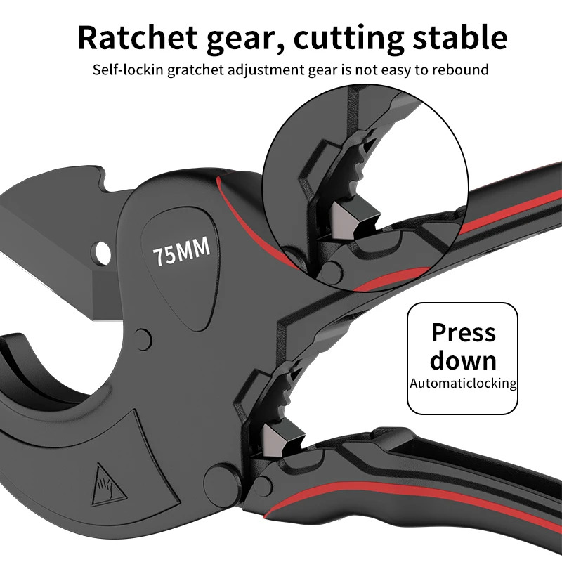 Ratchet Pipe Cutter 32-75mm, A - đánh giá và giá Pipe Cutter Ratchet