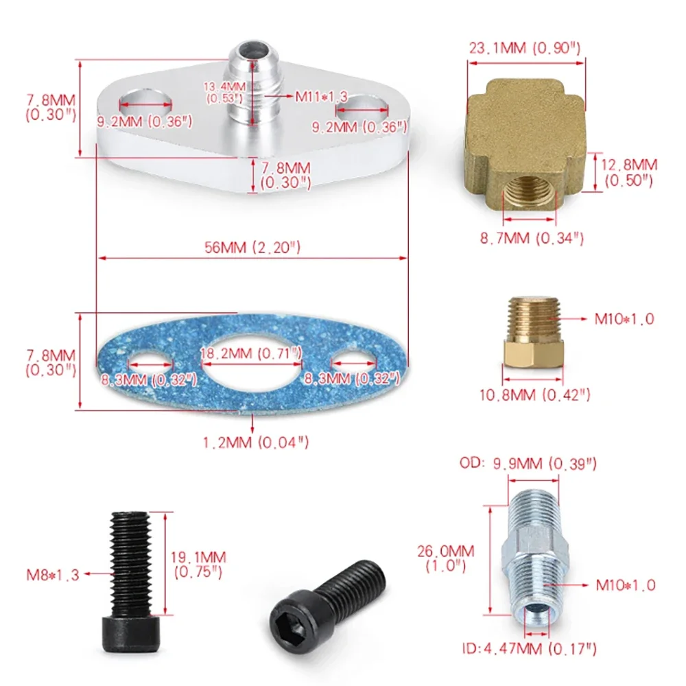 Turbo Oil Feed Line Kit Oil Re - đánh giá và giá Flexible Hose Braided