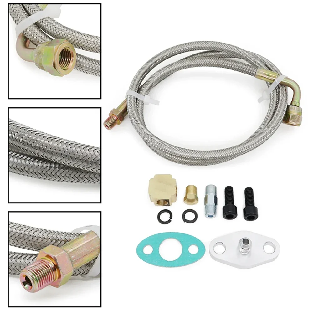 Turbo Oil Feed Line Kit Oil Re - đánh giá và giá Flexible Hose Braided