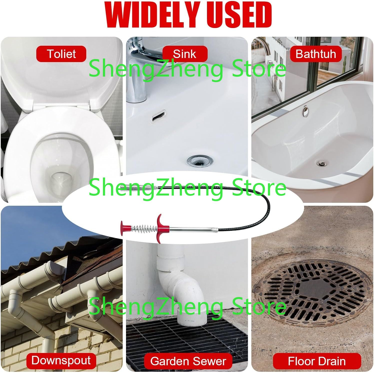 1Pcs Drain Snake Hair Drain Cl - đánh giá và giá Drain Snake Flexible