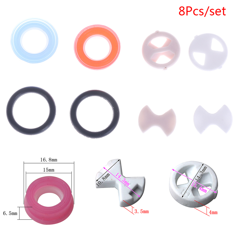 8Pcs Ceramic Disc Washer Set 1 - đánh giá và giá Silicone Tap Washer