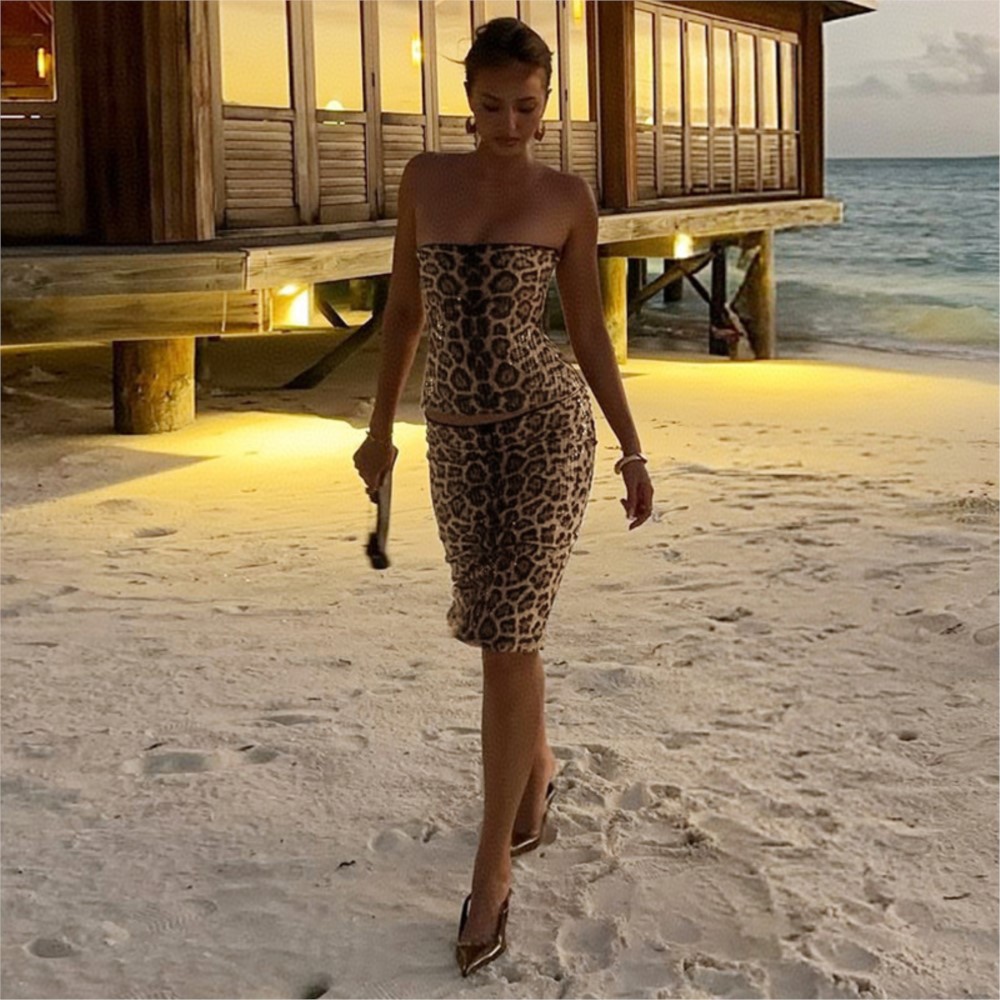 Woman 2 Piece Set Outfit Sexy  - đánh giá và giá Pipe Bending Spring