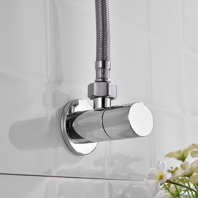 Brass Angle Valve Chrome Black - đánh giá và giá Toilet Fill Valve