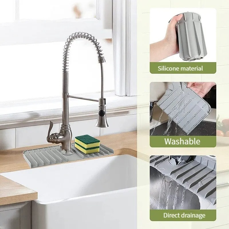 Silicone Faucet Mat Dish Soap  - đánh giá và giá Silicone Tap Washer