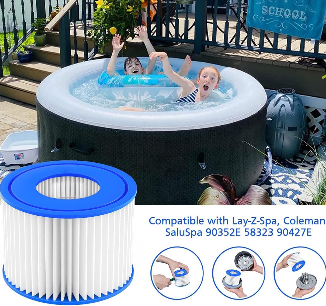 Hot Tub Filter for Bestway Fil - đánh giá và giá Basin Mixer Cartridge